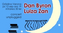 Concert acustic Luiza Zan & Dan Byron in Gradina Verona, pe 12 septembrie 2013